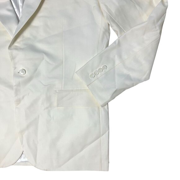 J Crew Dinner Jacket Mens 46L Off White Ludlow Slim Fit Italian Wool A7132 *Read - Picture 16 of 16